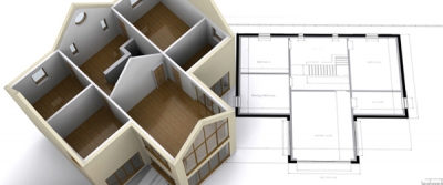 House with Floorplan