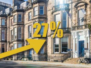 Edinburgh New Town and West End House Price Up 27%