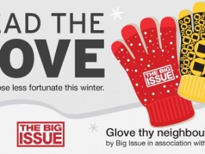 Spread the Glove – Please Help MOV8 to Help Vendors of The Big Issue this Winter